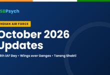 Indian Air Force October 2026 updates - SSBPsych
