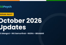 Indian Navy October 2026 updates - SSBPsych