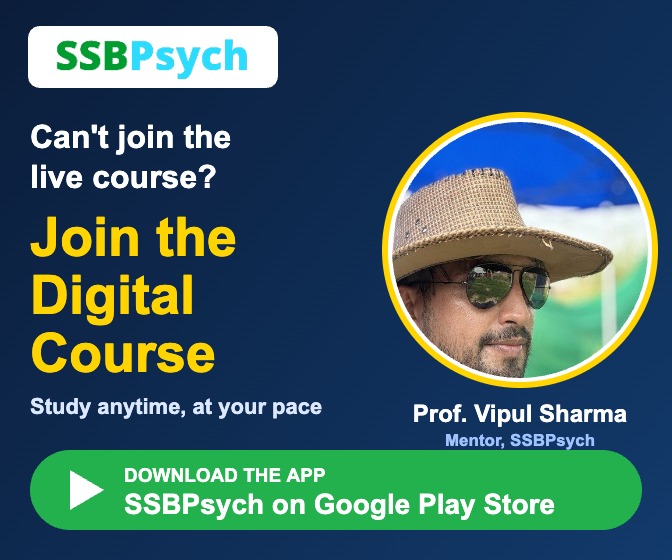Can't join the live course? Join the SSBPsych Digital Course
