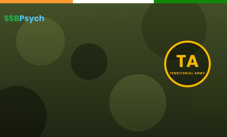 Territorial Army - SSBPsych