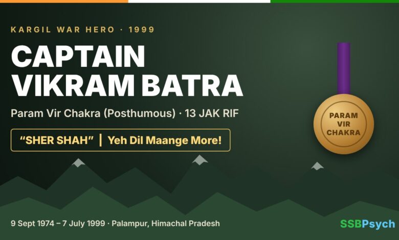 Captain Vikram Batra, Param Vir Chakra – the Sher Shah of Kargil